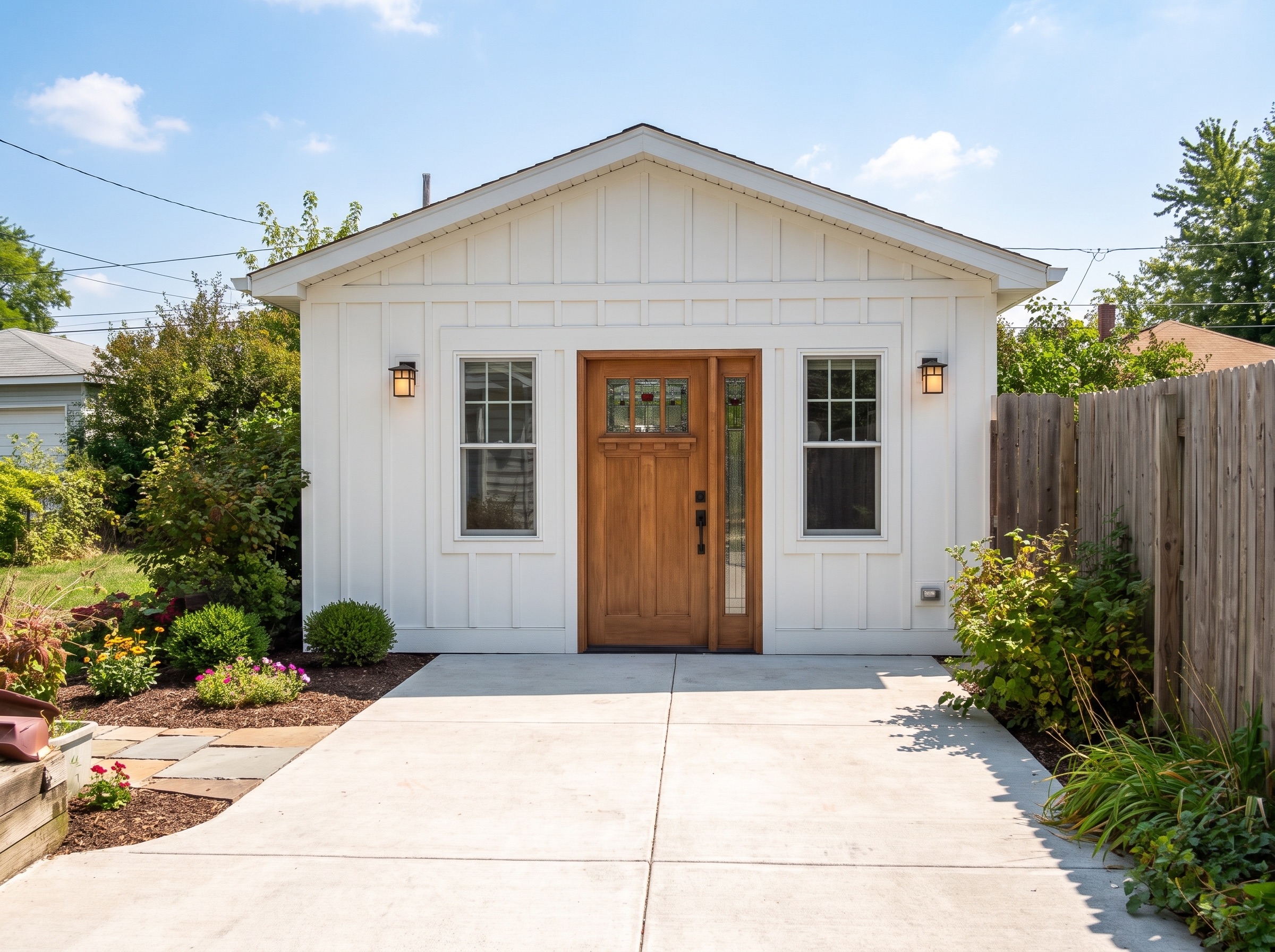 Finished craftsman ADU after garage conversion
